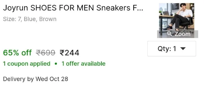 Joyrun SHOES FOR MEN Sneakers For Men at ₹244
