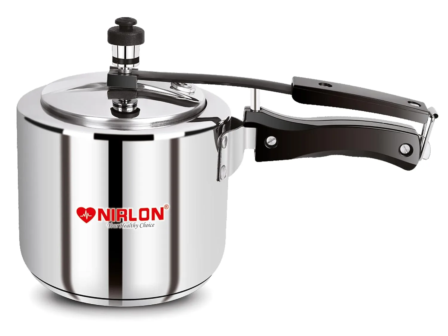 NIRLON Classic Induction Friendly Stainless Steel Inner Lid Pressure Cooker, 2 Liters at ₹1,251