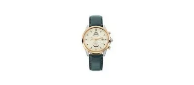 Titan Maritime Quartz Chronograph White Dial Green Leather Strap Chronograph Watch at ₹8,071