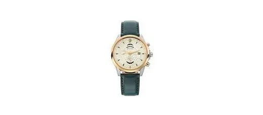 Titan Maritime Quartz Chronograph White Dial Green Leather Strap Chronograph Watch at ₹8,071