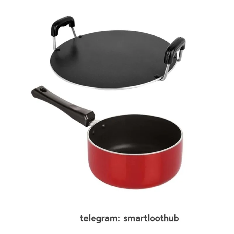 NIRLON SP(M)_RT Non-Stick Coated Cookware Set at ₹249