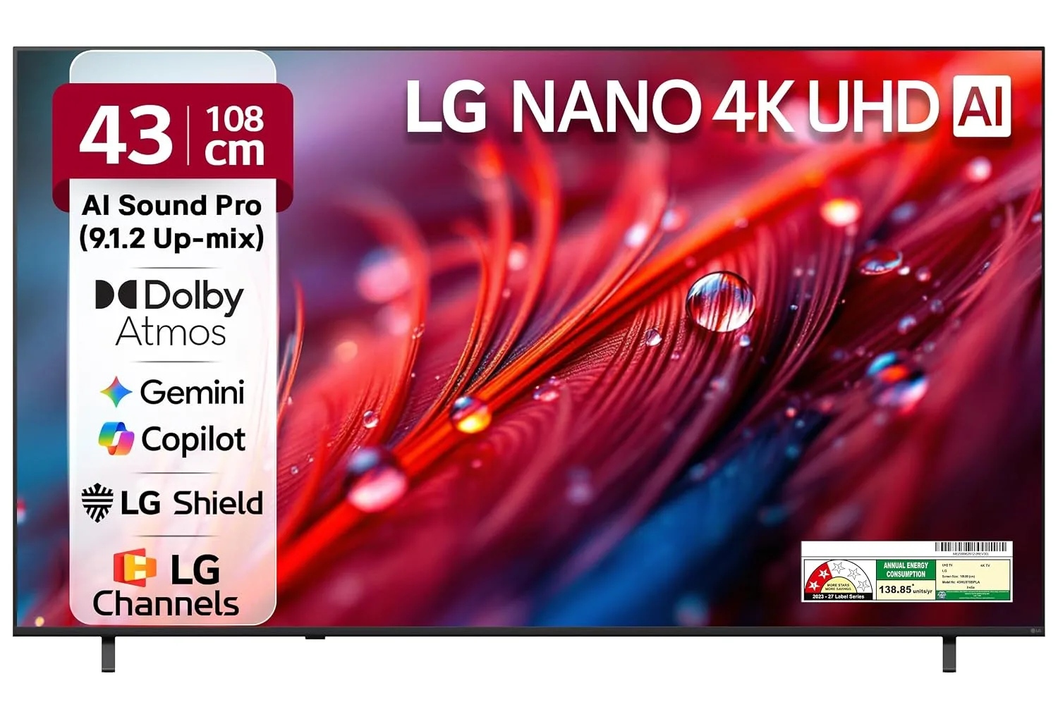 LG 43 inches AI Series Nano 4K Ultra HD TV at ₹24,240