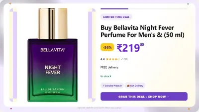 BELLAVITA NIGHT FEVER Perfume, 50 ML at ₹219