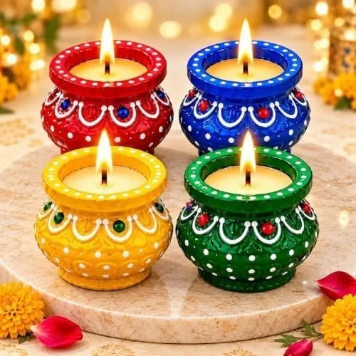MotiBaDiwali Diyas | Traditional Handmade Terracotta Clay Diya Matki Diyas | Mitti Deepak Decorate for Diwali | Diya for Puja | Diwali Home  at ₹49
