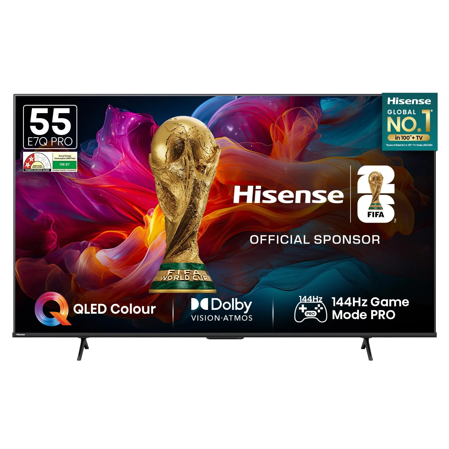 Hisense 139 cm (55 Inches) 4K Ultra HD Smart QLED TV at ₹36,990