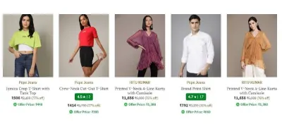 Upto 85% Off On Branded Clothing