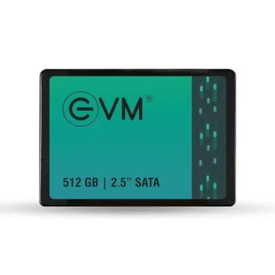 EVM 512GB 2.5 Inch SATA III Internal SSD | Up to 550MB/s Read 500MB/s Write | High Speed Storage for Laptop Desktop | 5 Year Warranty at ₹5,400