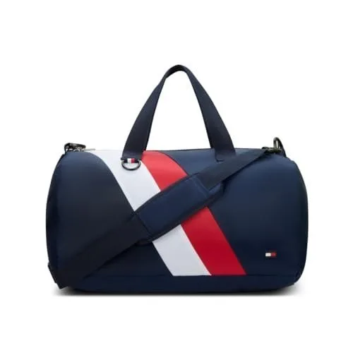 Tommy Hilfiger Polyester 44 cms Navy + White +Red Gym Should at ₹1,159