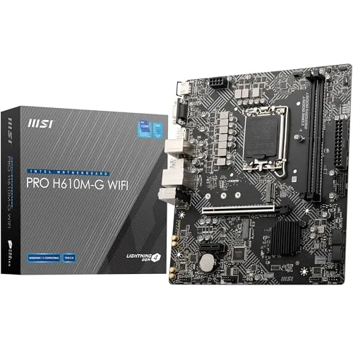 MSI Pro H610M-G WiFi Motherboard, 1G at ₹4,870