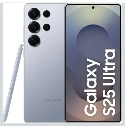 Samsung Galaxy S25 Ultra 5G AI Smartphone (Titanium Silverblue, 12GB RAM, 256GB Storage), 200MP Camera at ₹84,499
