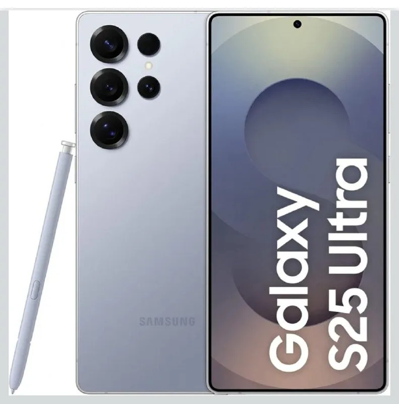 Samsung Galaxy S25 Ultra 5G AI Smartphone (Titanium Silverblue, 12GB RAM, 256GB Storage), 200MP Camera at ₹84,499