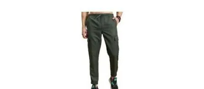 Highlander Men's Cargo Jogger Trousers| Utility Pockets | Trouser for Men | Men Trousers at ₹257