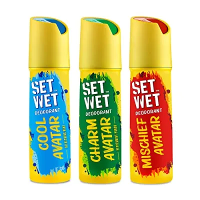 SET WET Deodorant Spray Perfume Cool, Charm & Mischief Avata at ₹199
