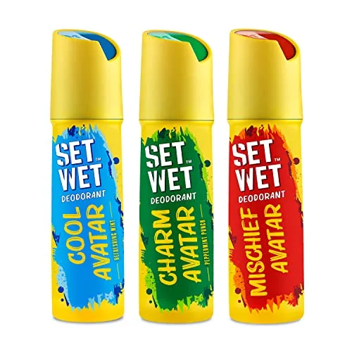 SET WET Deodorant Spray Perfume Cool, Charm & Mischief Avata at ₹199