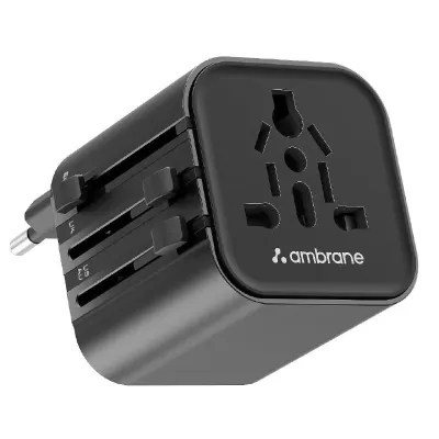 Ambrane Universal Travel Socket, International All in One Worldwide Travel Adapter Socket with 2500W at ₹599