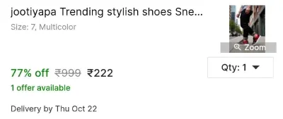jootiyapa Trending stylish shoes Sneakers For Men at ₹222