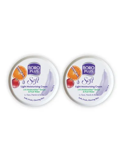 BOROPLUS Set Of 2 Soft Light Moisturising Cream - 200ml at ₹195
