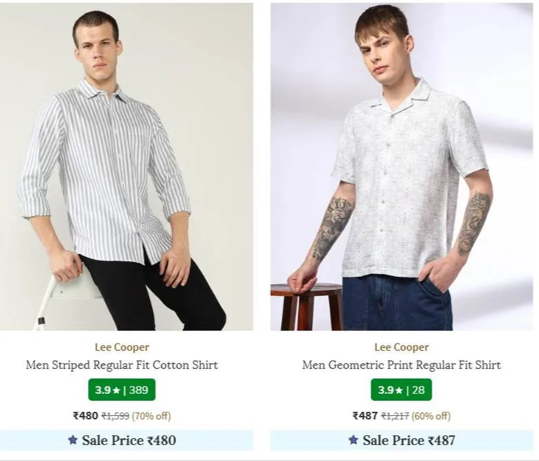 Upto 80% Off On Lee Cooper Mens Clothing