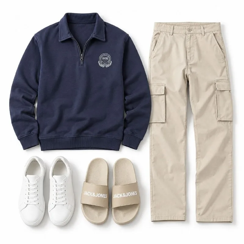 Sweatshirt, Cargos and 1 more