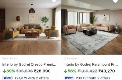 Interio By Godrej Sofa Sets