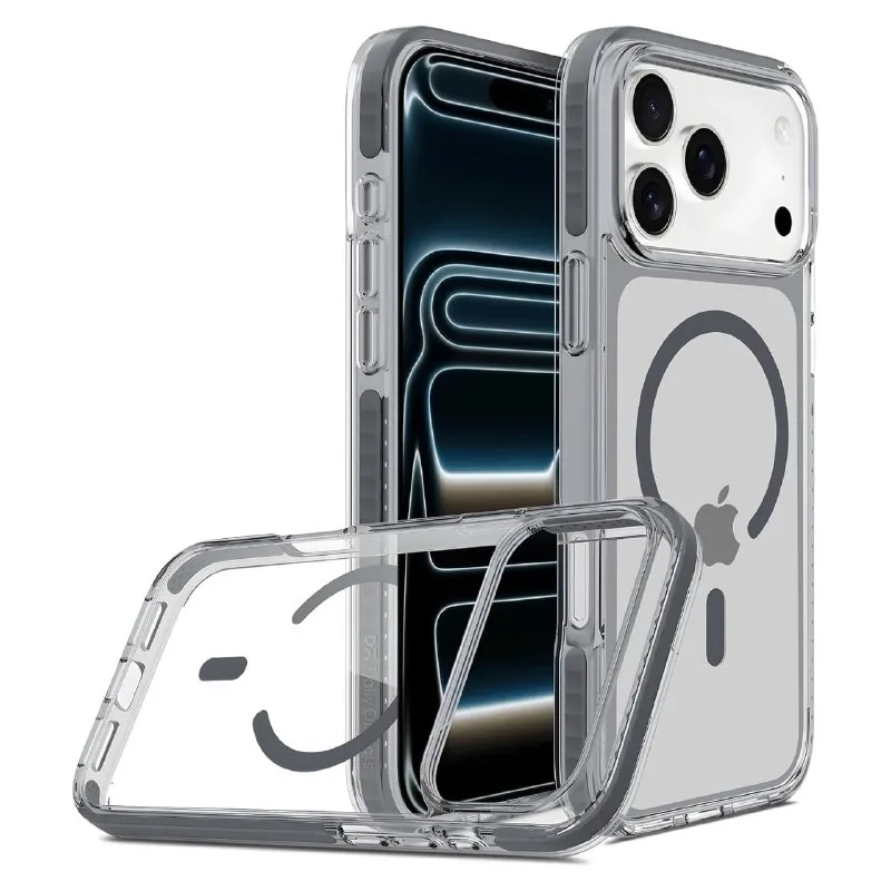 DailyObjects Stride Clear 2.0 Magnetic Case Cover Compatible with iPhone 17 Pro at ₹899