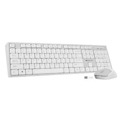 Zebronics Wireless Keyboard & Mouse Combo, 104 UV-Printed Keys, ₹ Key, 12 Multimedia Keys at ₹558