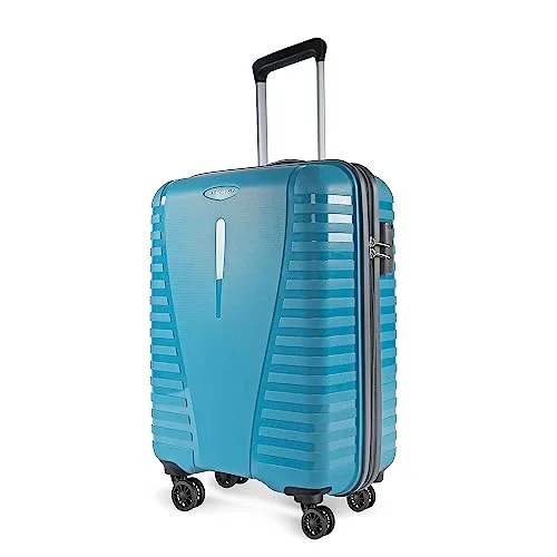 Aristocrat Airpro 8-Wheel Medium Size Hard Case Trolley Bag, Teal Blue at ₹1,429