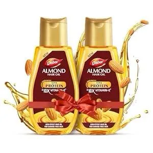 Dabur Almond Hair Oil - 580ml(290ml*2) at ₹199