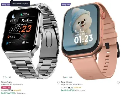 Myntra smart watch at 783rs at ₹783