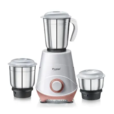 Prestige 500W Nexus Mixer Grinder with 3 Stainless Steel jars|1200ml Wet Jar,800ml dry jar, 400ml chutney jar at ₹2,047