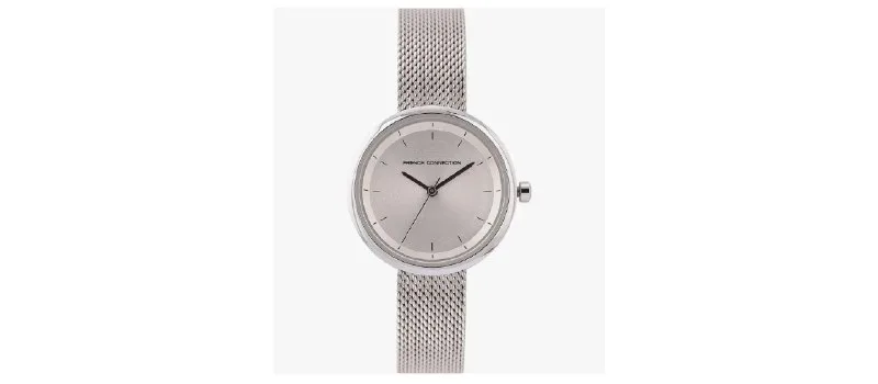 French Connection Stainless Steel Analog Silver Dial Women's Watch-Fcn00036A at ₹2,022
