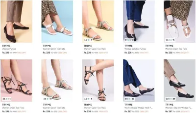 TRYME Women Footwear from ₹238