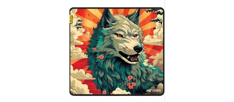 Ant Esports Wolf Mouse Pad 260x210x3mm Anti-fray Stitching at ₹68
