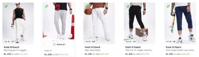 Upto 90% Off - Kook N Keech Track Pants For Men