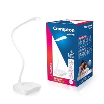 Crompton DeskJoy 5W USB-C LED Table Lamp | Touch Dimming, Pa at ₹309