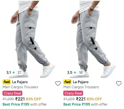 Branded Cargo Trousers