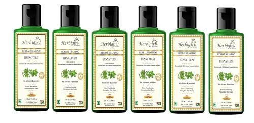 Khadi Henna & Tulsi Shampoo 126ml at ₹182