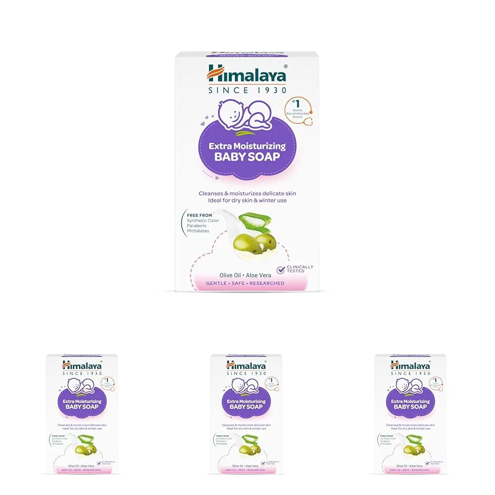 Himalaya Extra Moisturizing Baby Soap for Dry Skin at ₹291