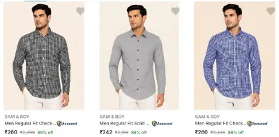 Trendy Men's Casual Shirt under ₹299