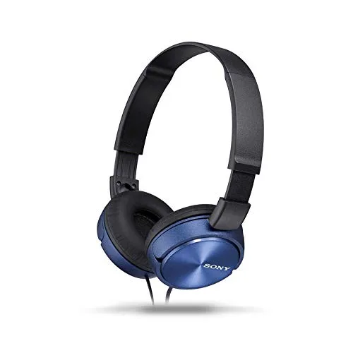 Sony ZX Series MDR-ZX310AP Wired Headband Stereo On Ear Headset -Blue at ₹899
