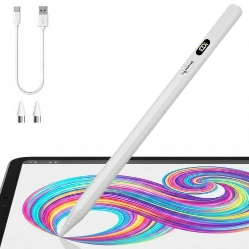Lifelong Stylus for iPad with Digital Battery Display | Pencil for Apple iPad | Palm Rejection & Magnetic Latch On | USB Type C - Full Charg at ₹749