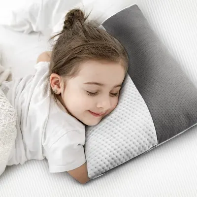 Wakefit Kids Sleeping Pillow with Adjustable Height | 18 x 12 Inch | Soft & Fluffy at ₹299