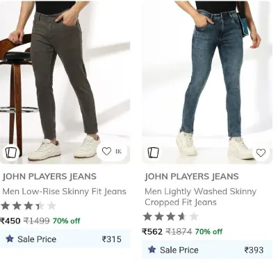 Upto 70% Off : John Players Clothing
