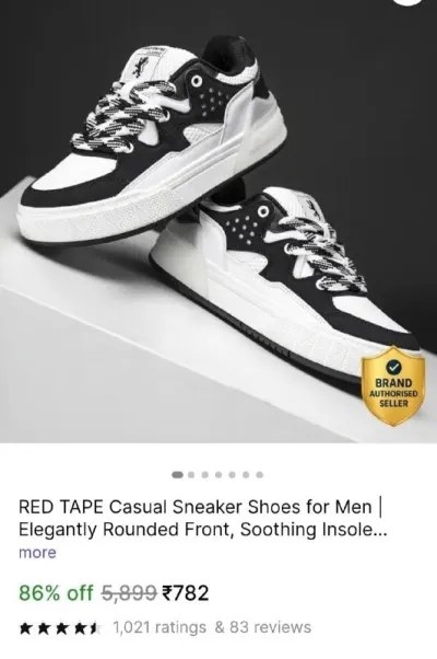 RED TAPE Casual Sneaker Shoes at ₹782