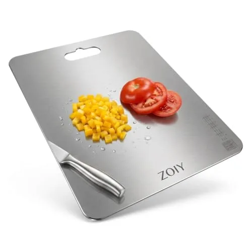 Stainless Steel Cutting Board | Premium Steel Chopping Board at ₹215