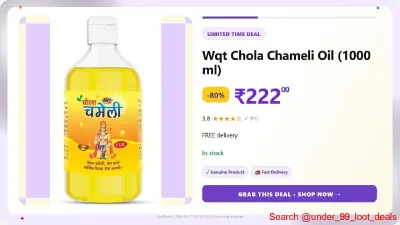 WQT Chola Chameli Oil, 1000Ml at ₹222
