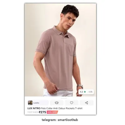 Lux Nitro Pocket T-shirt at ₹275