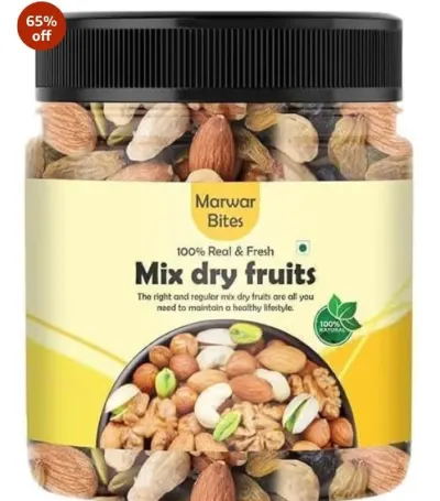 MarwarBites Premium Mixed Dry Fruits 1kg at ₹389