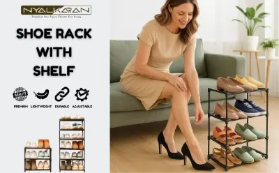 Shoe Rack (4 Shelf) at ₹241