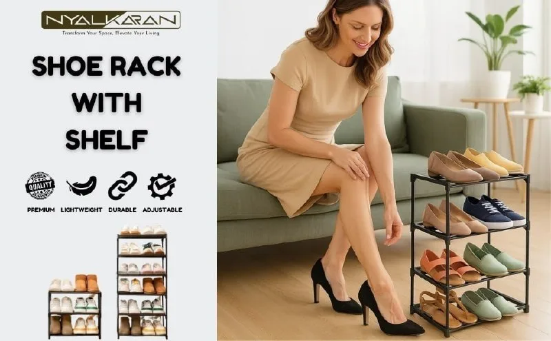 Shoe Rack (4 Shelf) at ₹241